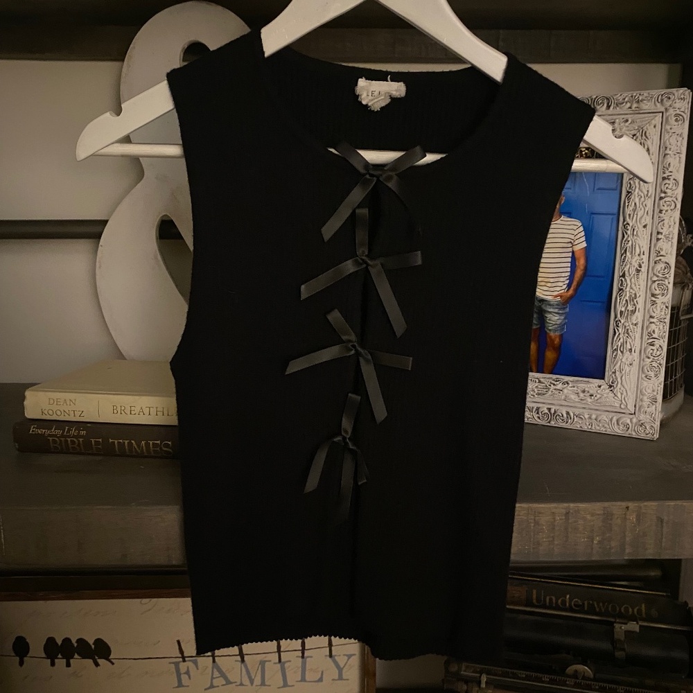 Knit tank top